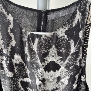 Guess Monochrome Snake Print jumpsuit